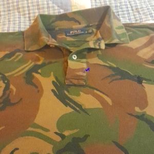 Mens Ralph lauren Camo Polo Size XL